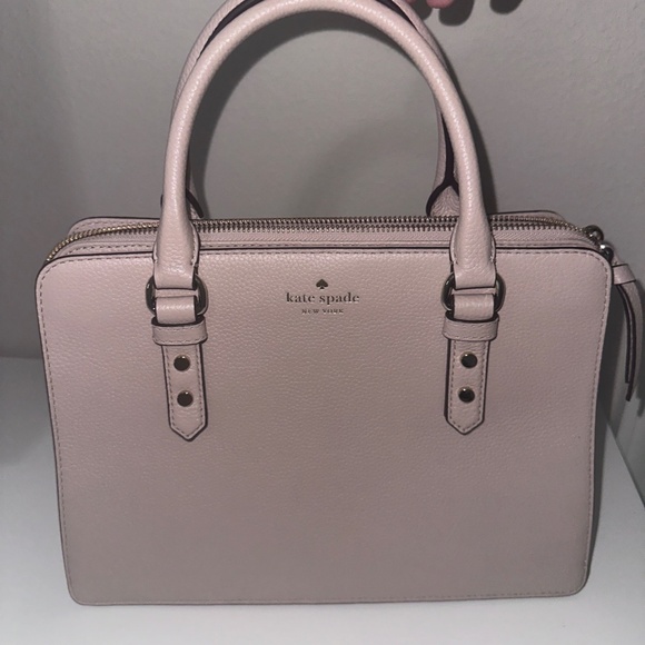 LIKE NEW Kate Spade Mulberry Street Lise Satchel - Warm Beige (#102) - Picture 9 of 9